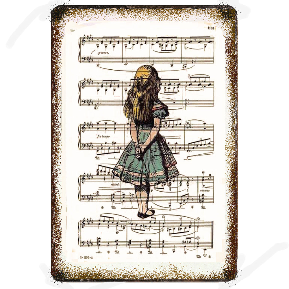 Alicia y partitura