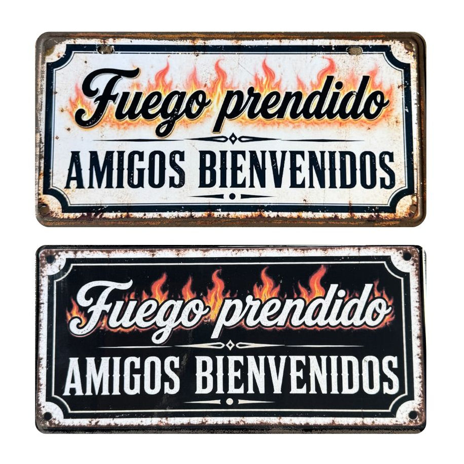 FUEGO PRENDIDO - AMIGOS BIENVENIDOS -