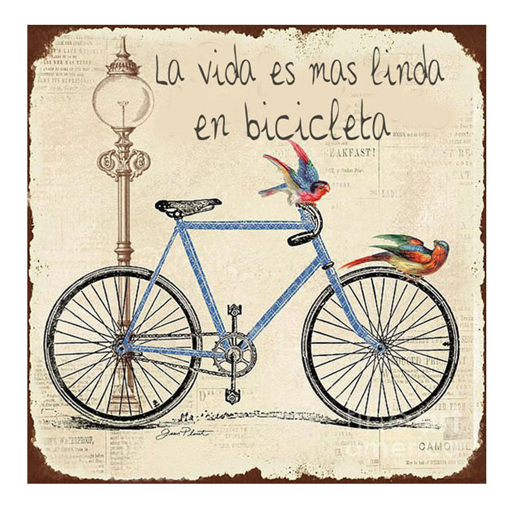 LA VIDA ES MAS LINDA EN BICICLETA