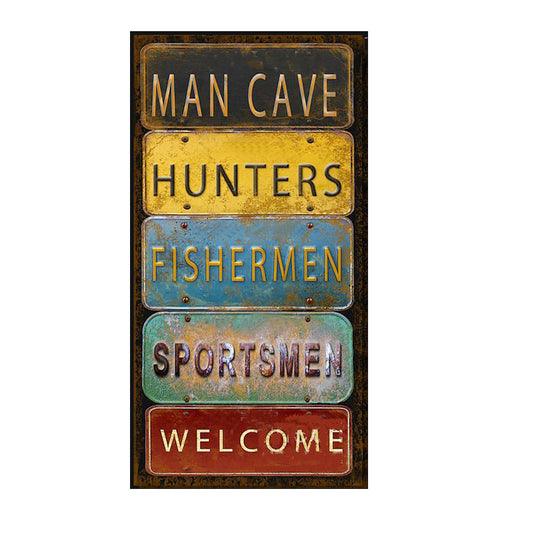 MAN CAVE- HUNTERS - FISHERMEN COLORES