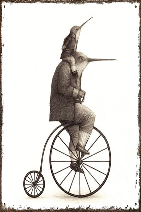 PAJAROS EN BICI