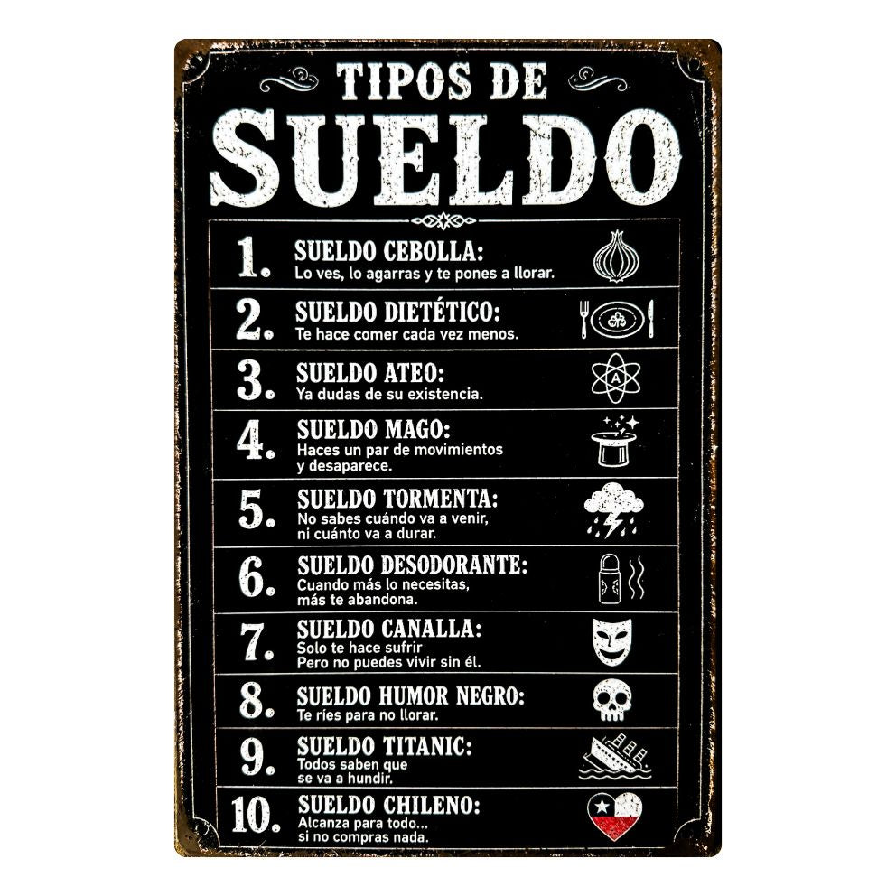 TIPOS DE SUELDO