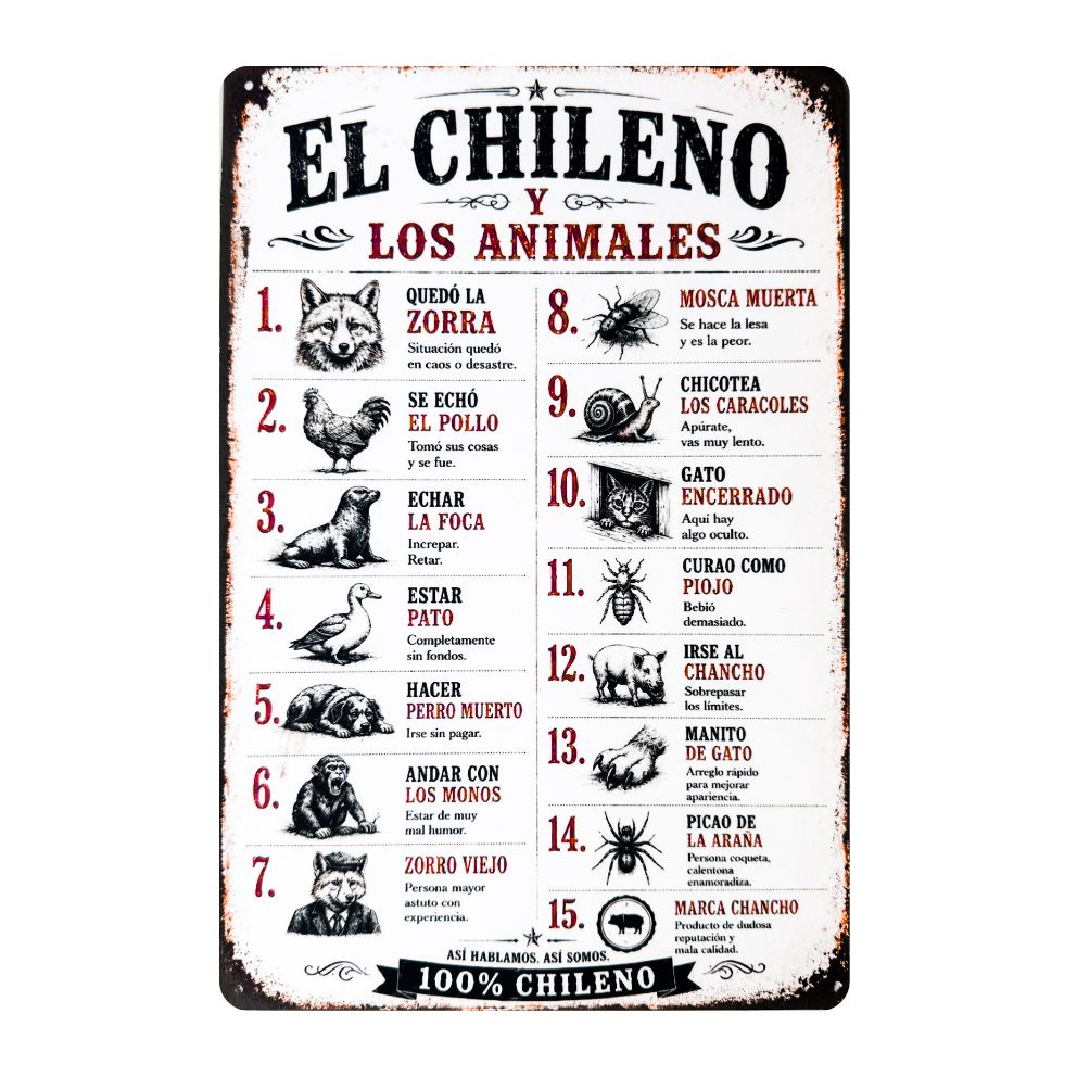 EL CHILENO Y LOS ANIMALES