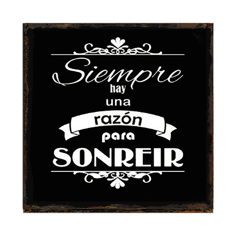 Siempre hay una razón para sonreir