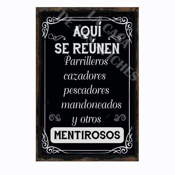 AQUÍ SE REUNEN (NEGRO)