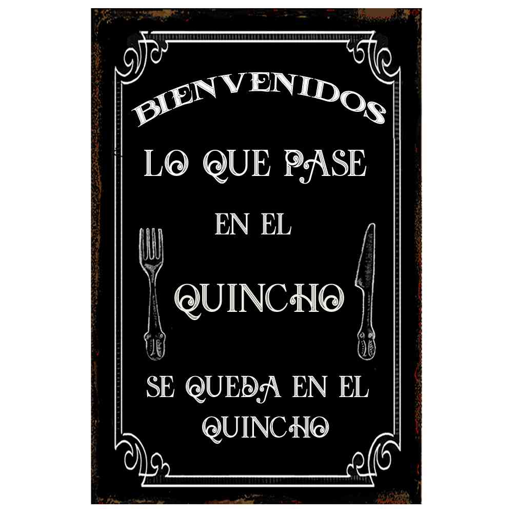 LO QUE PASE EN EL QUINCHO SE QUEDA EN EL QUINCHO