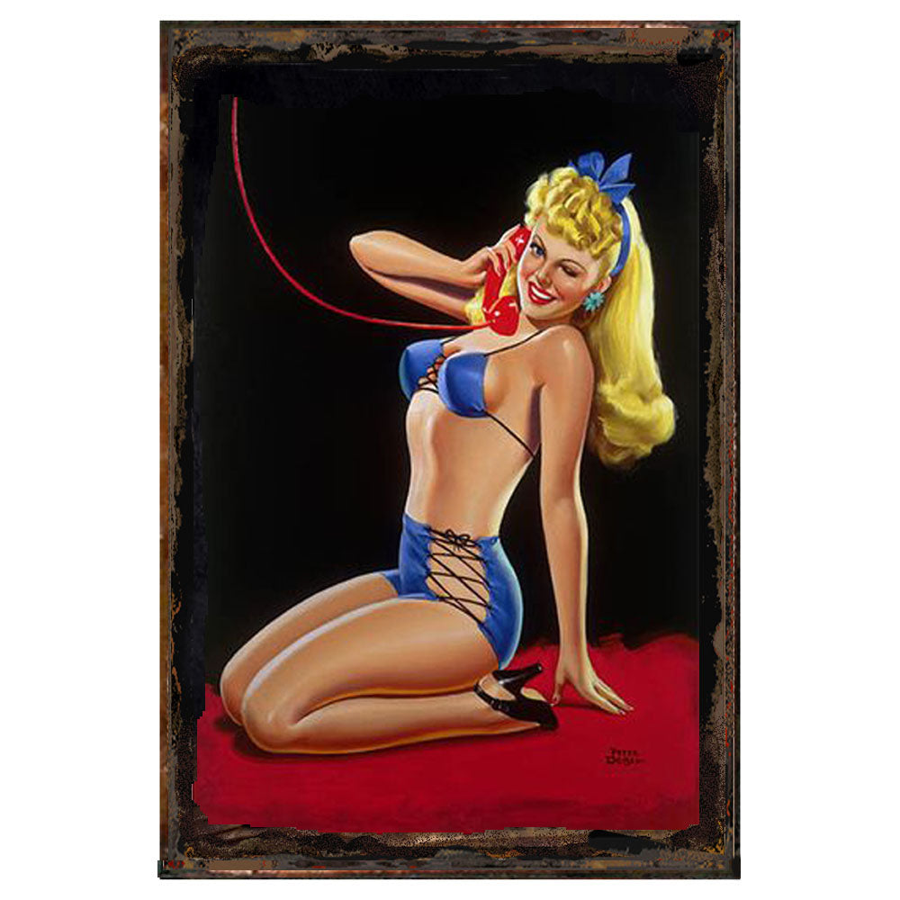 PIN UP GIRL CALL ME