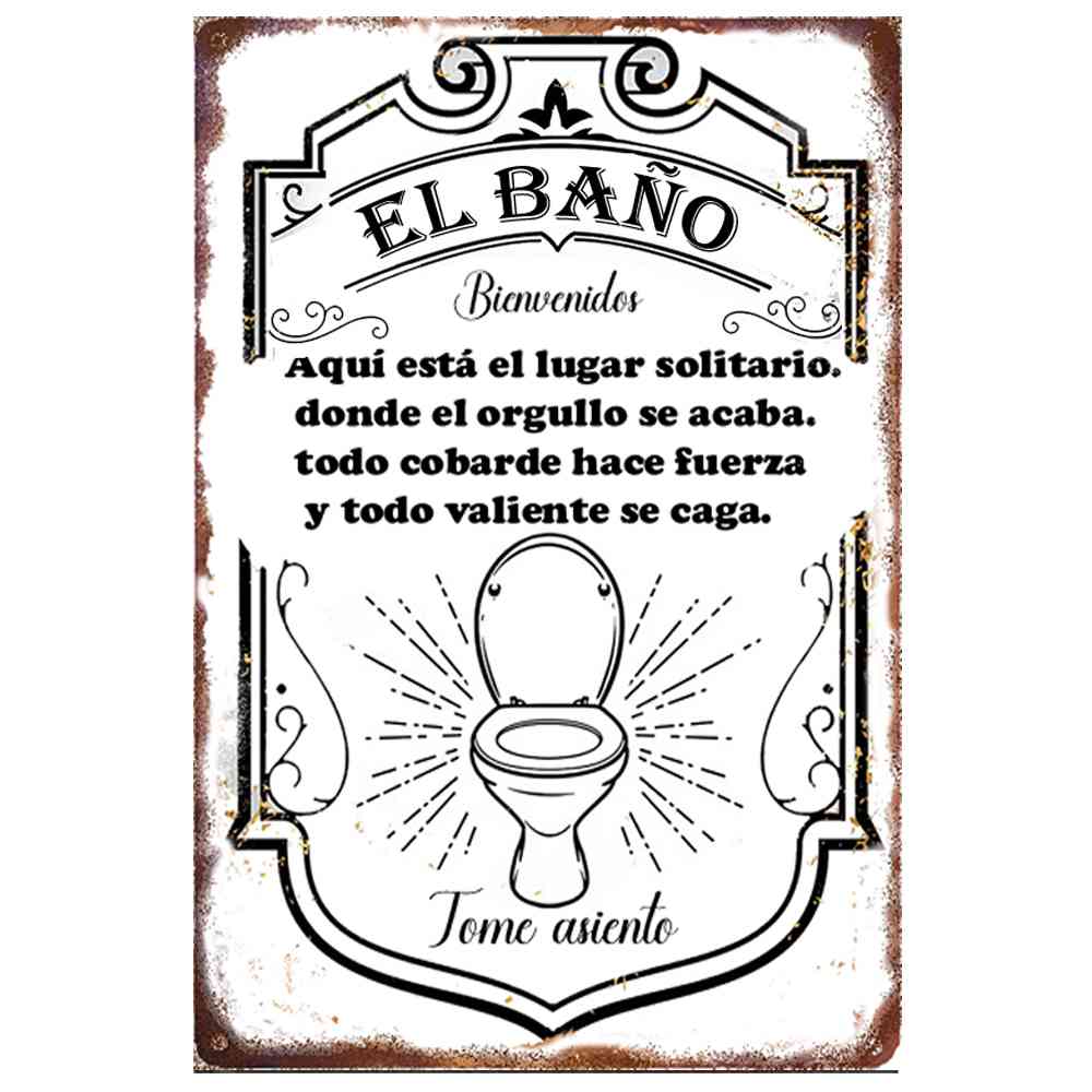 EL BAÑO, BIENVENIDOS AQUI ESTA EL LUGAR SOLITARIO