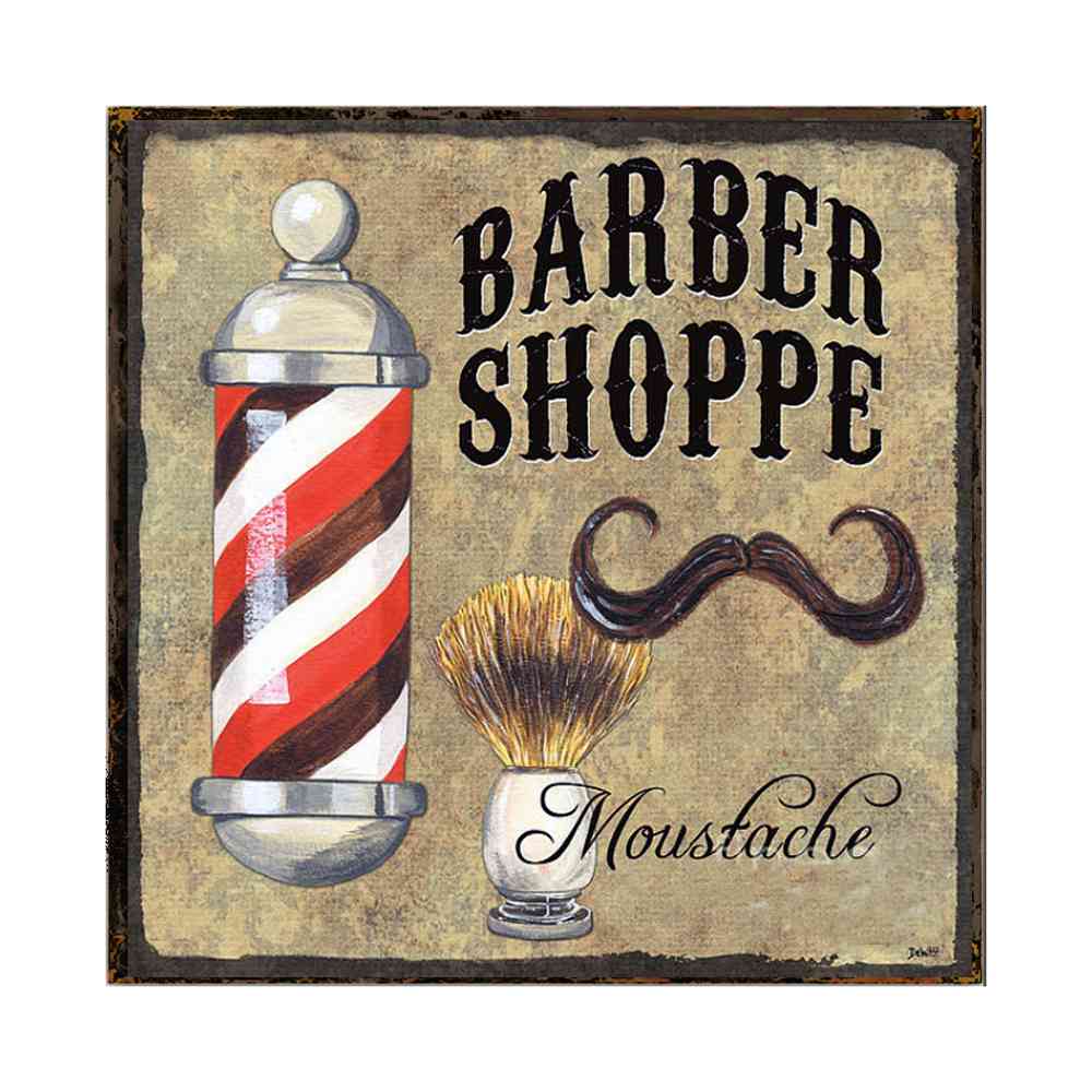 BARBER SHOPPE MOUSTUACHE