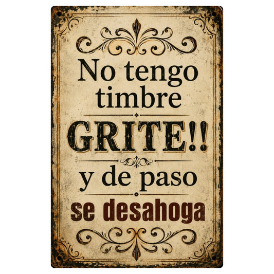 NO TENGO TIMBRE