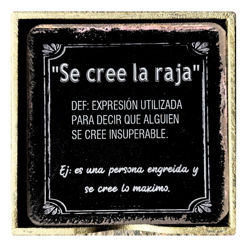 FRASES LA RAJA (seis piezas)
