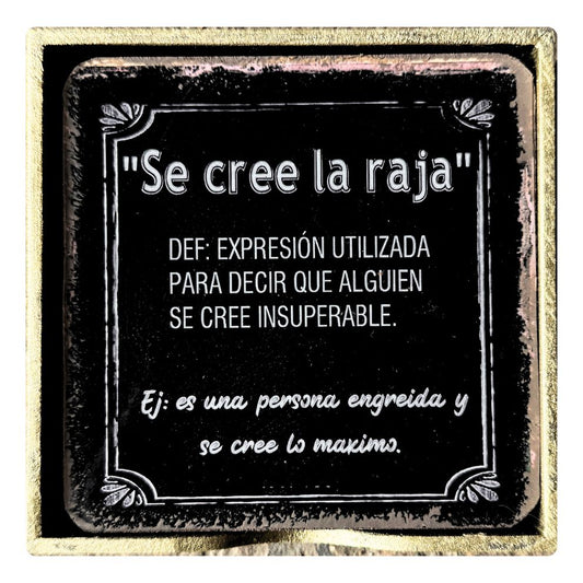 FRASES LA RAJA (seis piezas)