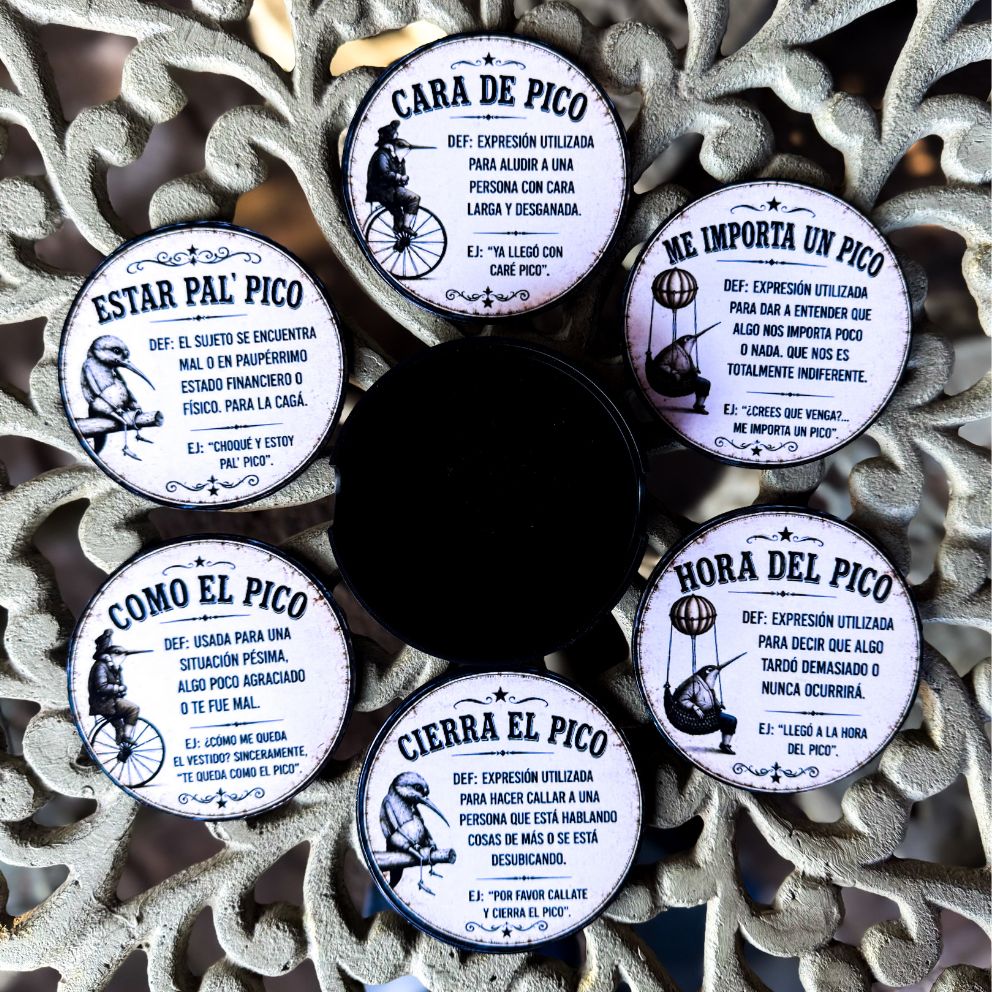 FRASES PICO (seis piezas)
