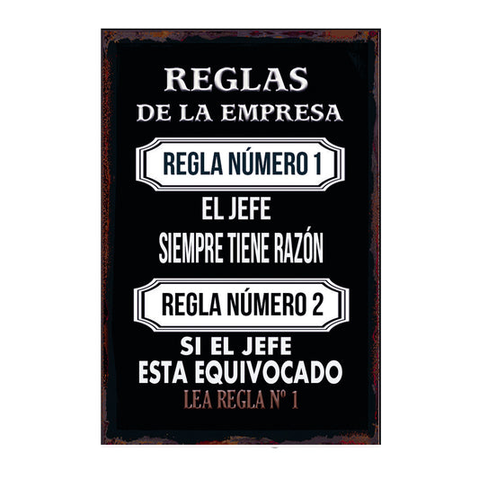 REGLAS DE LA EMPRESA