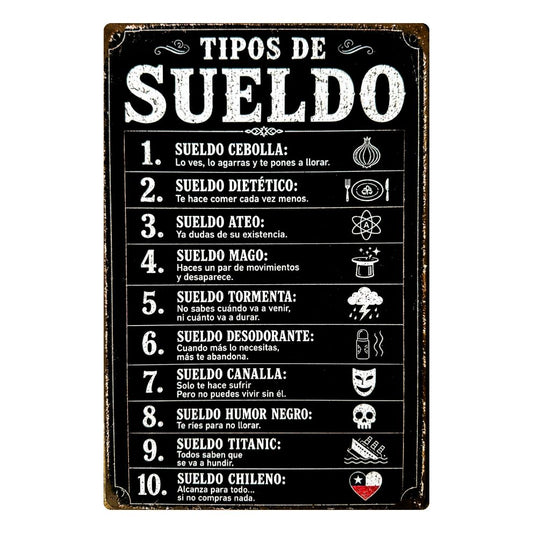 TIPOS DE SUELDO