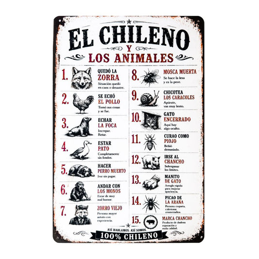 EL CHILENO Y LOS ANIMALES