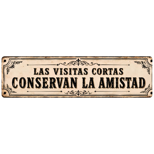 LAS VISITAS CORTAS CONSERVAN LA AMISTAD