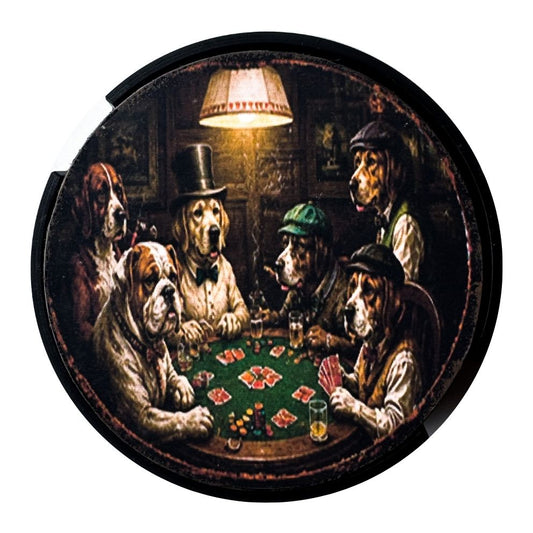 PERROS POKER (seis piezas)