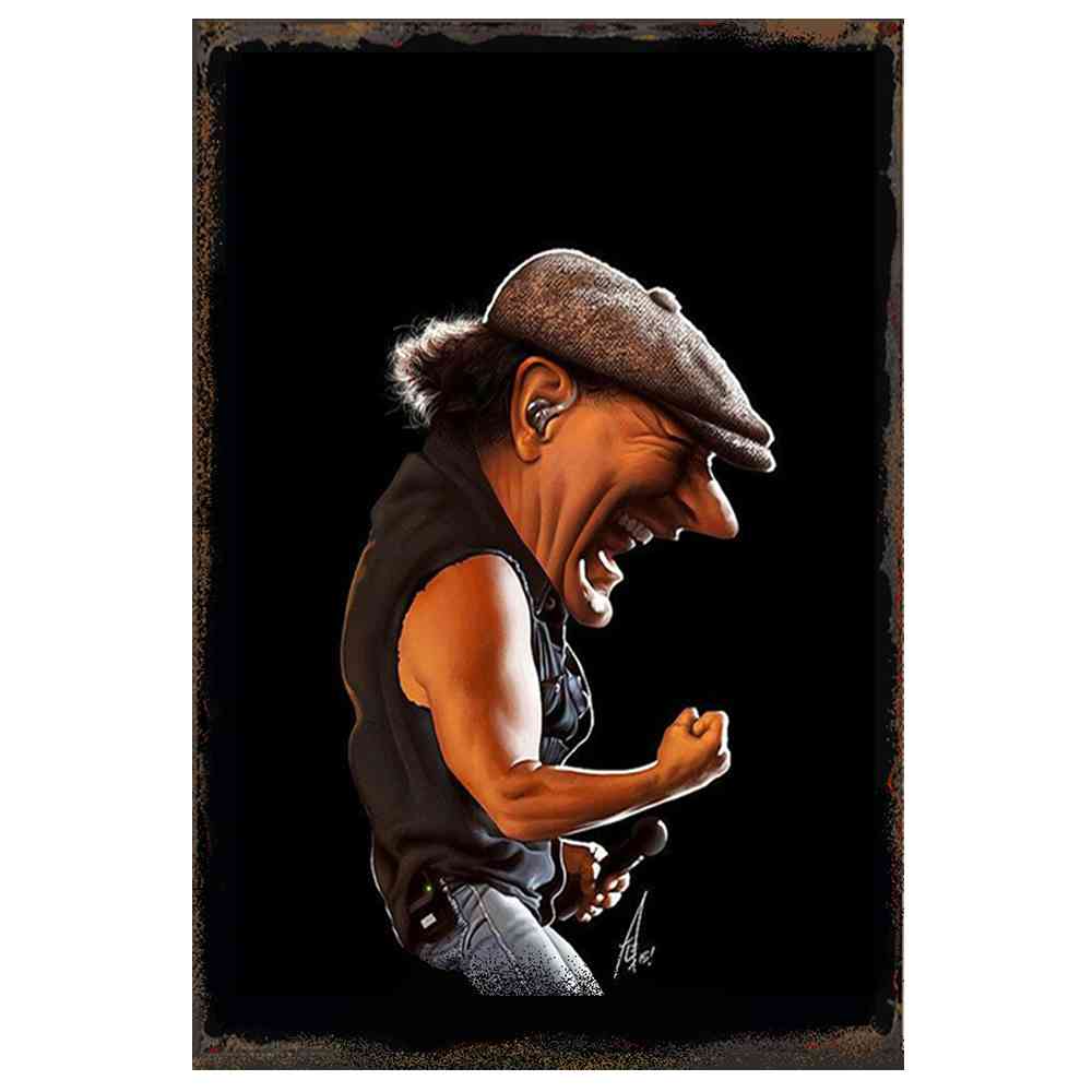 BRIAN JOHNSON (AC/DC) – La Casa de los Afiches