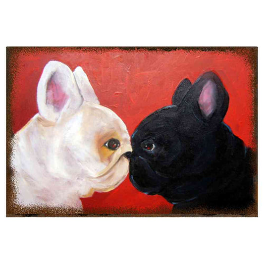 BLACK AND WHITE FRENCHIES